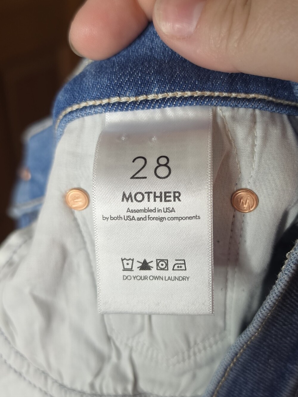NWOT Mother Lil Weekender Layover Jeans 28 - Picture 15 of 16